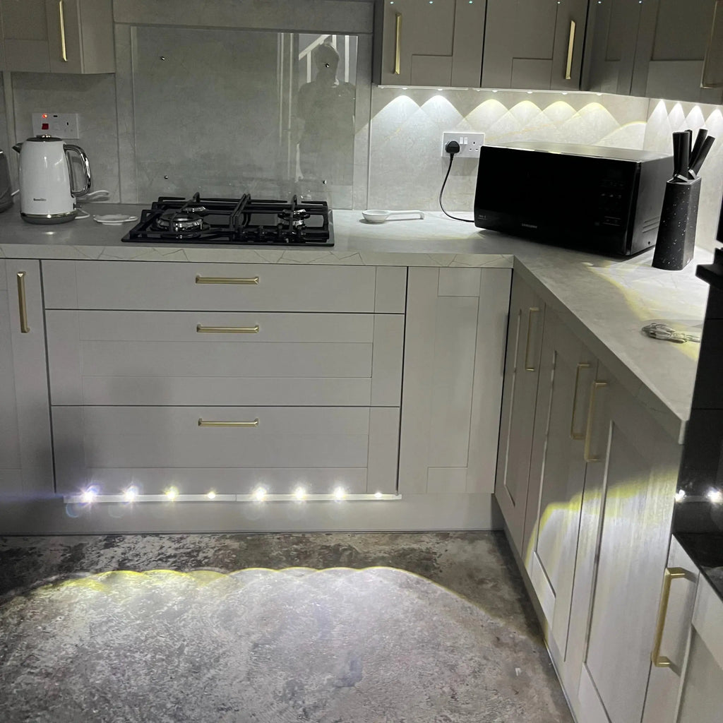 Motion Sensor Light, Usb-Rechargeable LED Sensor Lamp with Adjustable Lighting Modes, Dimmable Lighting, Wireless LED Light for Kitchen Cabinets, Bedrooms and Wardrobes, Night Light for Home Decor and Ambient Lighting #GLOBAL PICKS